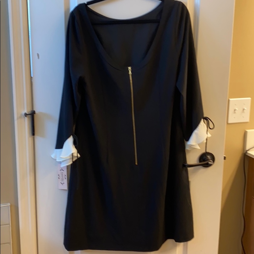 Scoop back Black Dress NWTs